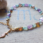 Sunset Mermaid Bracelet--Seahorse 14kgf