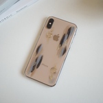 【brown✖︎beige】スマホケース
