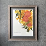 【アフターブーケ ＜ネット限定品 Keran＞】生花ブーケを「押し花＆額装」してお届けします　  結婚式 プロポーズ ブーケ 記念 残す