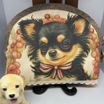 可愛いチワワのブラックタンのポーチ🐶　　⑴