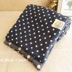 限定*８重ガーゼマフラーorフェイスタオル*navydot*イカリ⚓️