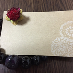 再販・cards with a raspberry