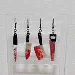 刃物のピアス全種類片耳ずつ　ホラー　個性的・おもしろピアス/イヤリング