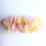 petal  barrette☆light pink×yellow