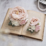 ＼親子コサージュ／ラナンキュラスのコサージュ*antique　pink*  