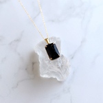 gemstone jewelry  モリオンのネックレス