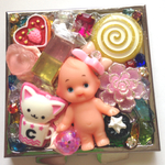 【送料無料】キューピーちゃんキャンディコンパクトミラー