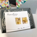 【春】ミモザ　花　黄色　ピアス/イヤリング