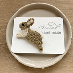 うさぎのブローチ