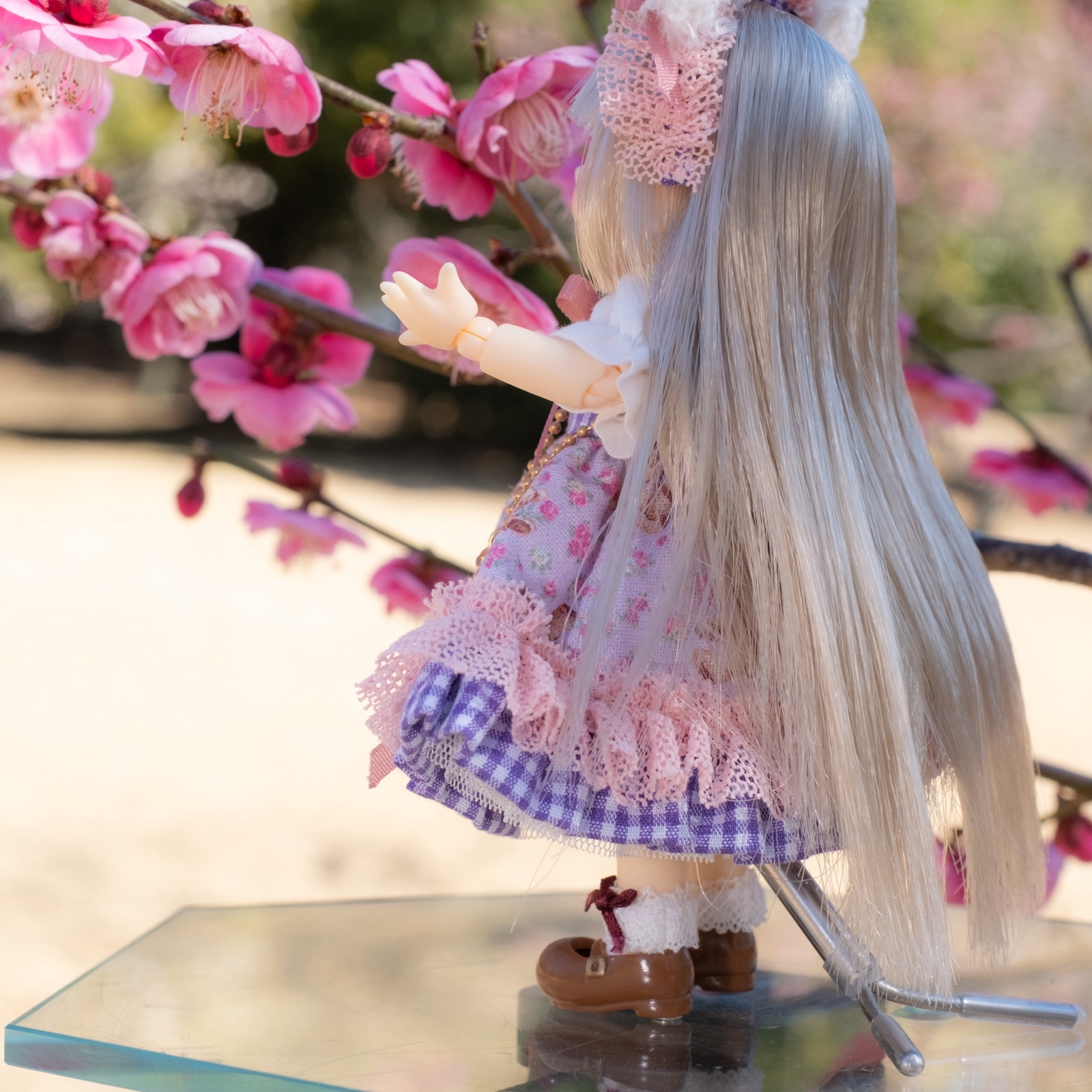 オビツ11・シュガーカップス・ANTU等1/12ドールさん向け股下スタンド