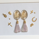 再販♡マリアメダイ⋆*タッセルピアス
