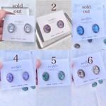  water color Oreシリーズ 💎カットオーバル×silverピアス＆イヤリング