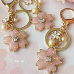 再販×9桜とパールのキーホルダー