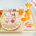 No.A1〜2　アニマルの誕生日ケーキセット