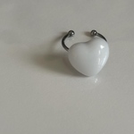 heart ring / ホワイト