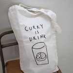 エコバック（カレーは飲み物だ）キーホルダー付