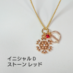 SnowMan  選べる イニシャル & 推し活 カラー ガラスストーン 雪の結晶 スノーマンネックレス 推し活 推し色