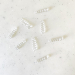 Clear Caterpillar Pendant Tops