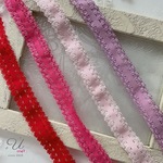463【ブレード/30cm×４本】ゴムレース/レッド系mix