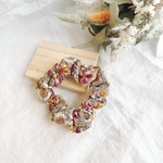 インド刺繍リボン♡ヘアゴム  シュシュ