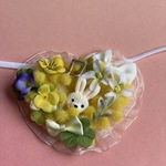 ミモザ🌼チョーカー(ウサギ付き🐰)