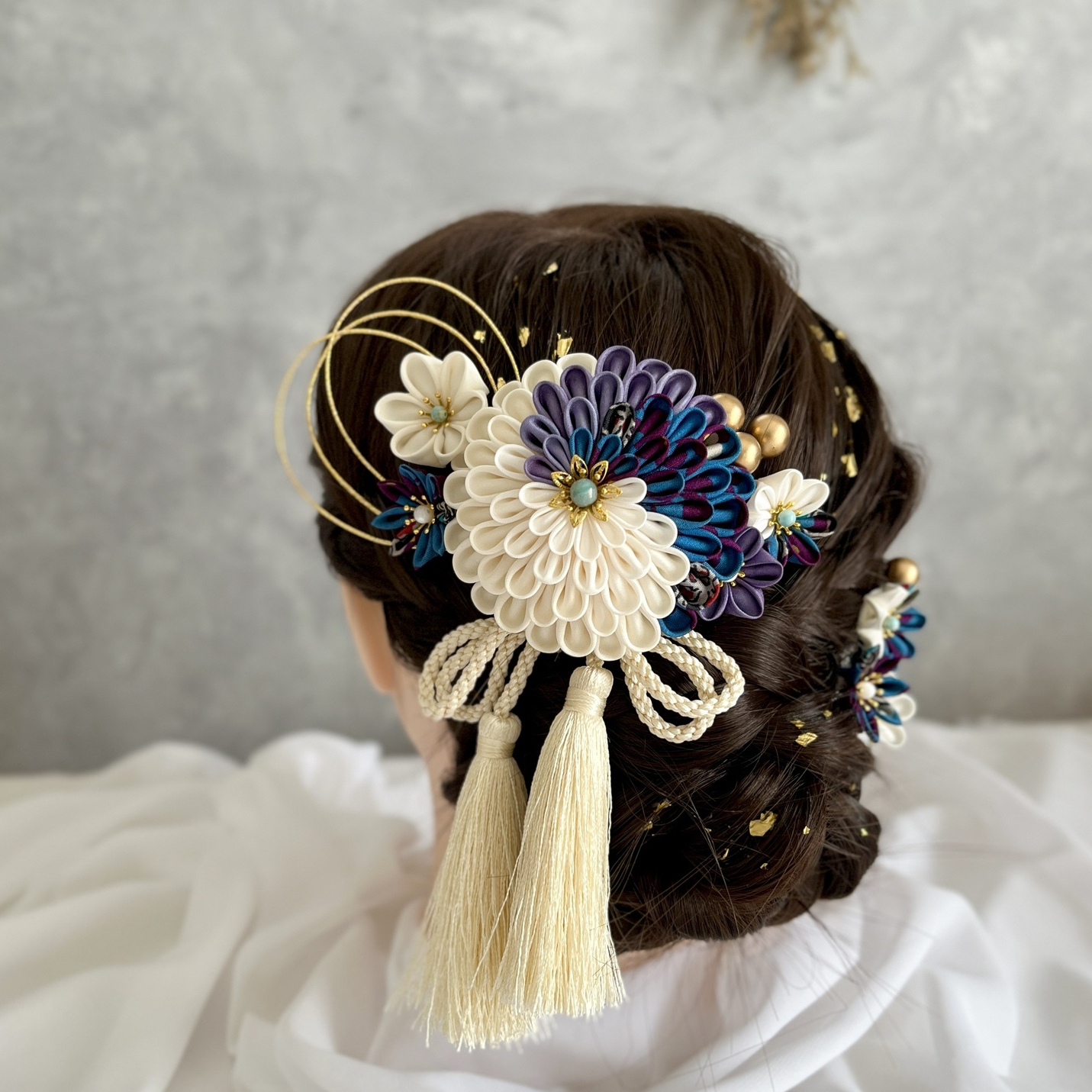 成人式 青 - ヘアアクセサリーの人気通販 | minne byGMOペパボ