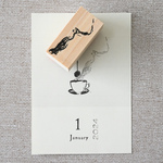 湯気 - steam - [ラバースタンプ]