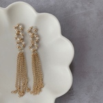 2pcs long chain charm チェーンチャーム ゴールド 
