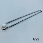 セール　訳あり　G22 パールUピン　ヘアピン　Uピン　U字かんざし　二股簪　パール釵　かんざし　