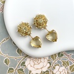 cutie lemon yellow pierce / earring