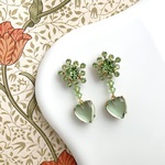peridot star pierce / earring