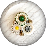 T様専用ページ　Colorful Bouquet 〜Coup de Coeur〜ビーズ刺繍ブローチ