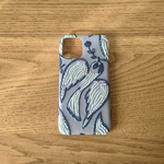 受注製作*ミナペルホネン*following day*グレー*mina perhonen*iPhoneケース*iPhoneカバー*スマホケース*スマホカバー