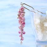 枝垂れ桜の簪　かんざし