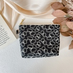 14センチコスメポーチ /刺繍ちょうちょ【ブラック】