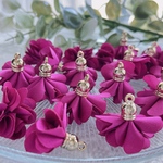 ［１個］フラワータッセル 濃いピンク mintclub