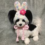 2023年卯年❤️うさぎの帽子❤️小型犬用帽子・猫用帽子❤️干支の帽子