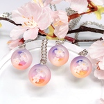 ネックレス「桜覗き」小玉