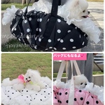 【只今ピンク2点ご用意完了しております】1つで3役　可愛いキャリーバッグ　ベット　カフェマット　犬用品　猫用品　お出かけ