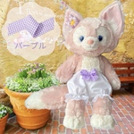 パープル 真っ白なおぱんつ　大きなリボン　リーナベル