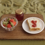 いちごジャムのプレート＊ミニチュア