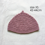 【SALE】42-44cm・XSサイズ・ピンク コットンどんぐり帽子