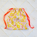 ベッツィストロベリーレモネード♡巾着♡20×19♡輸入リバティ生地使用