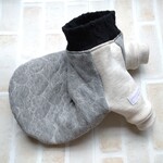 《即売品》ハートキルトのハイネックカットソー