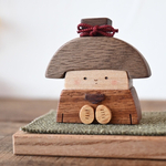 りんごとねこ or くま。＊antiqueBlue 【文字入れ無料】 ◇iPhoneケース