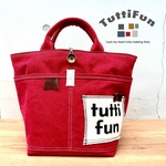 tuttifun＊ロゴ入りレッドバッグ