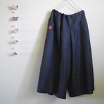 6オンスデニムギャザーパンツ　着丈85cm　