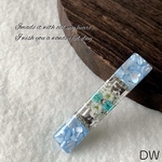 【DW】小さめ カラーシェル  かすみ草 レースフラワー ／ 大人気 ！！ ヘアクリップ ヘアピン 押し花ヘアクリップ ハンドメイドヘアクリップ 貝 