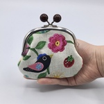 玉付きがま口財布👛小銭入れ《リコニックいちごポリス》
