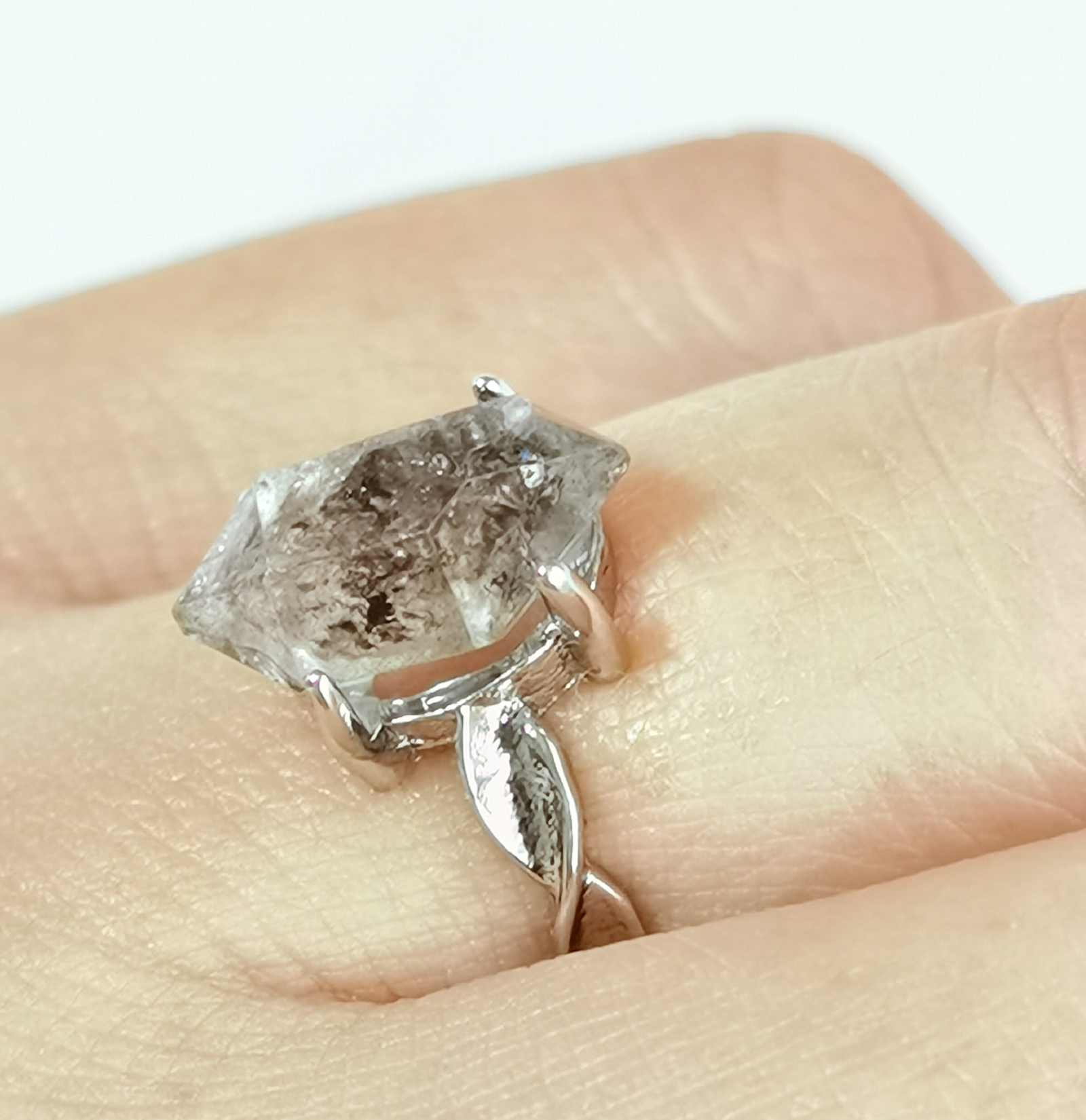 ハーキマーダイヤモンド リング【K10/11号】 | soeru jewelry